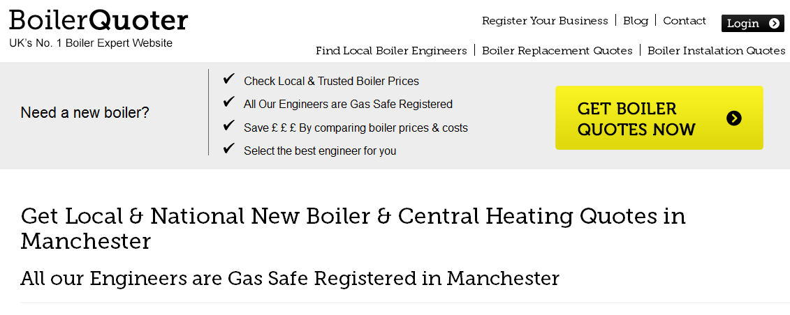 Boilers Manchester - Installations, Replacements & Repairs