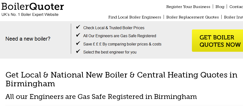 Boilers Birmingham - Installations, Replacements & Repairs